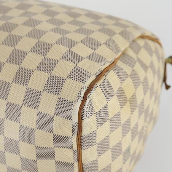 LOUIS VUITTON Damier Azur Speedy 35 Hand Bag N41535 LV Auth 156545 - Picture 14 of 16